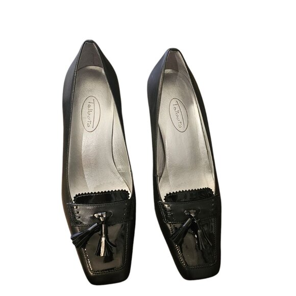 Talbots Womens 2.5" Pumps Black Genuine Leather Made In Brazil Size 7B - Picture 11 of 15